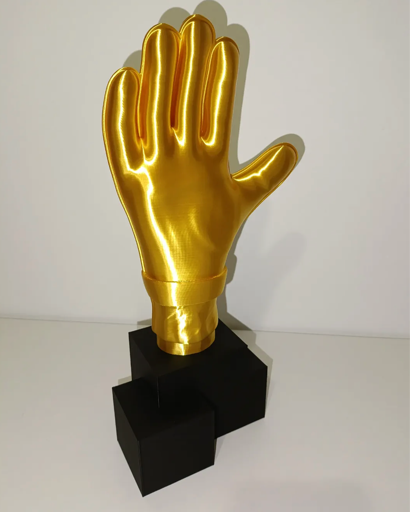 Trophée gant d'or personnalisable - 30cm 2.webp