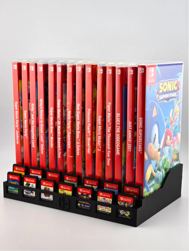 Support de jeux Nintendo Switch pochettes & cartouches